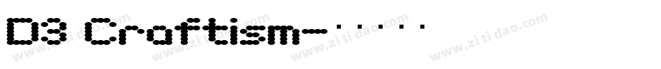 D3 Craftism字体转换